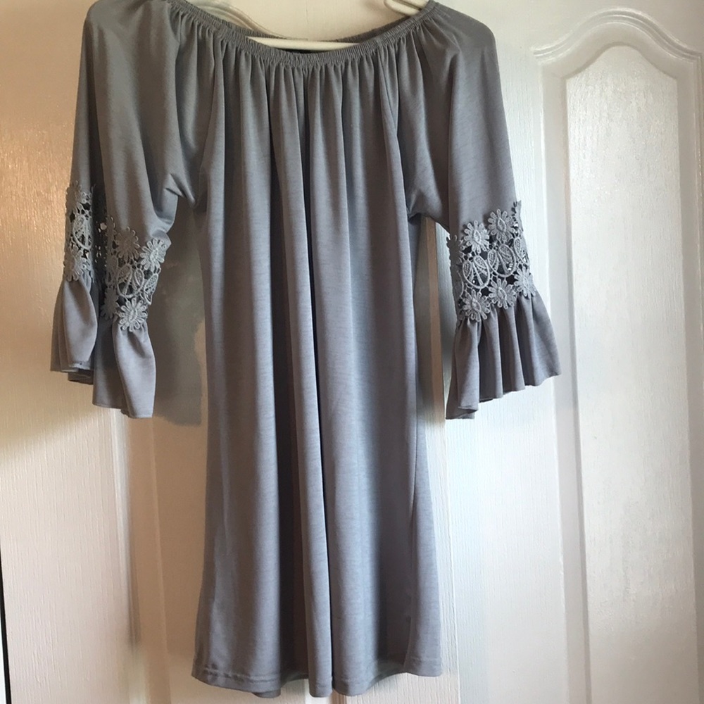 Gray blouse